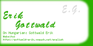 erik gottwald business card